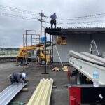 茨城県小美玉市　庇折板　増築工事